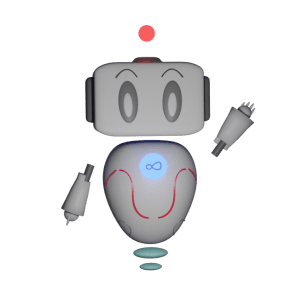 Maskot PUTI versi 3D tampak Depan 