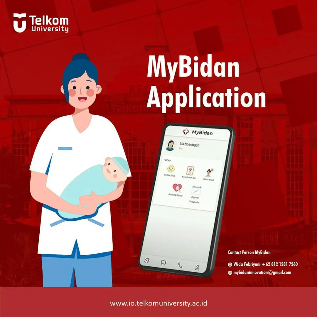 MyBidan Telkom University Health Service Application