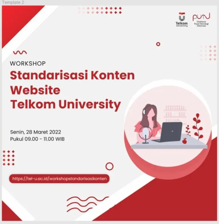 Workshop Standarisasi Konten Website Telkom University