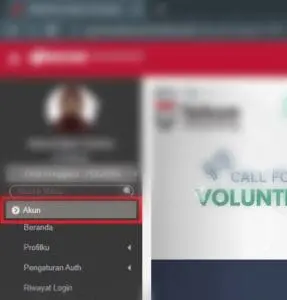 Masuk ke menu Akun