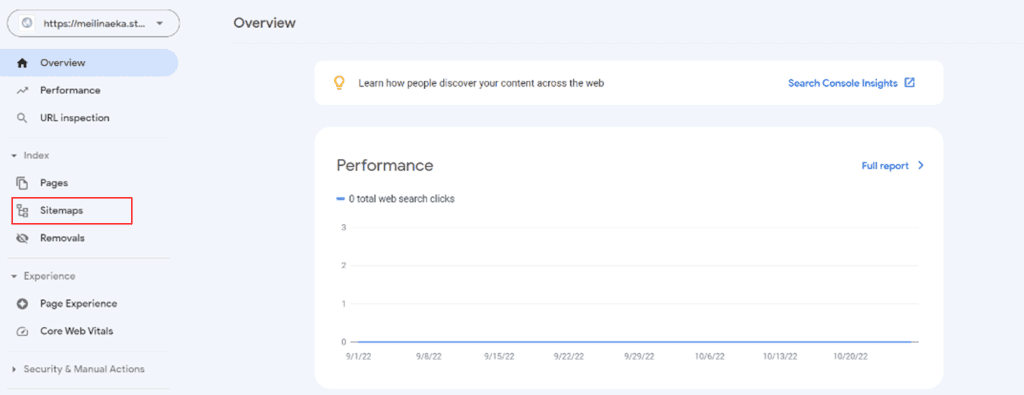 Masuk Ke Menu Sitemap Google Search Console
