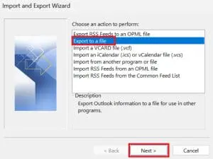 2. Export 2. Export
