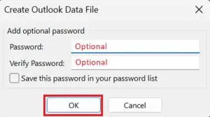 6. Export Password 6. Export Password