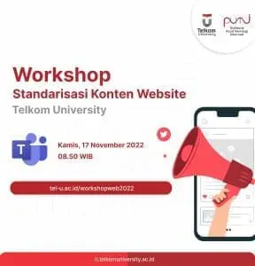 Workshop Standarisasi Konten Website Telkom University