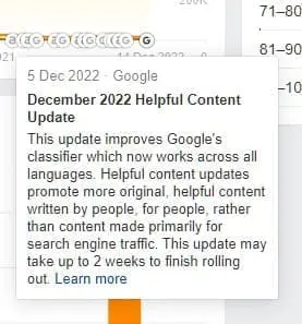 Update Googles algorithm terbaru 5 desember 2022