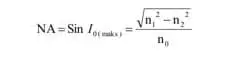 Rumus Numerical aperture