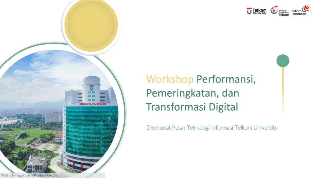 Workshop Performansi Website Yayasan Pendidikan Telkom Workshop Performansi Website Yayasan Pendidikan Telkom