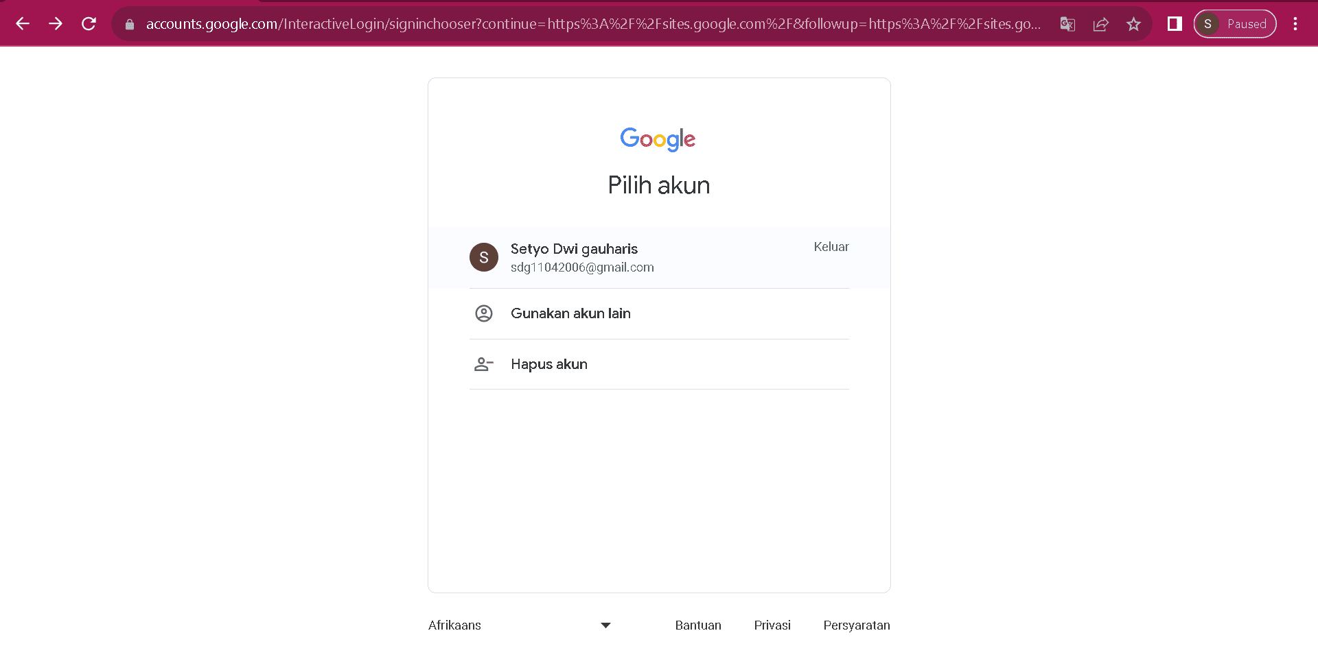 login gsites