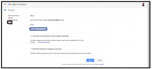 Menghapus Akun Google Scholar