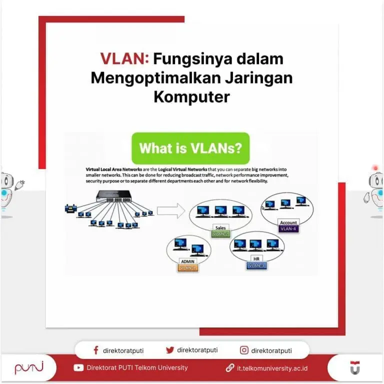 VLAN Fungsinya dalam Mengoptimalkan Jaringan Komputer