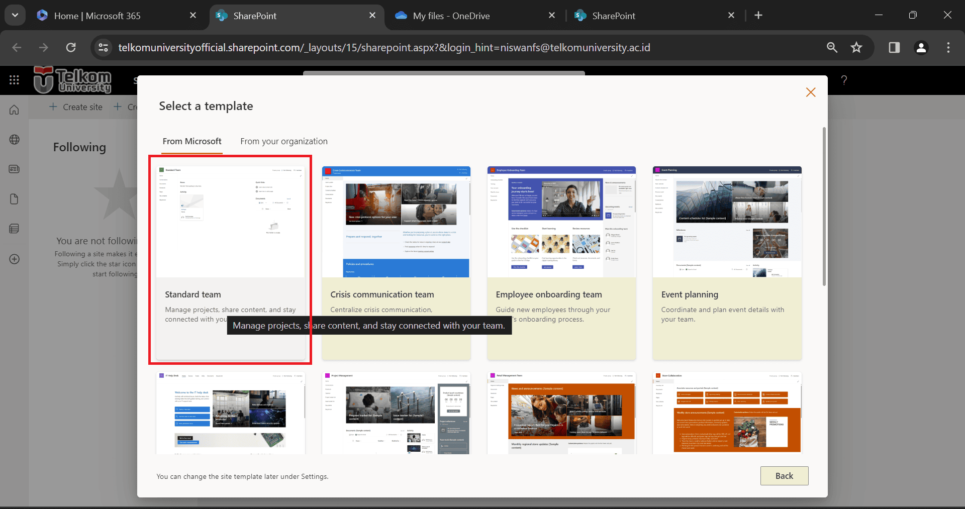 Panduan Mengunggah File di Folder Site pada Sharepoint