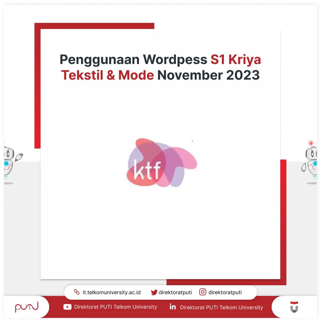 Penggunaan Wordpess S1 Kriya Tekstil & Mode November 2023