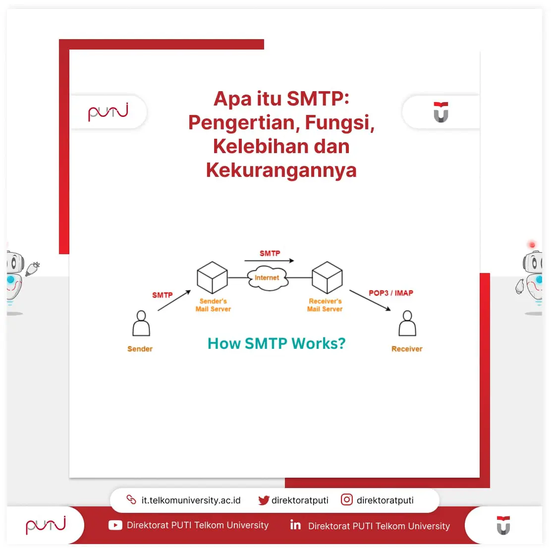 SMTP adalah singkatan dari Simple Mail Transfer Protocol