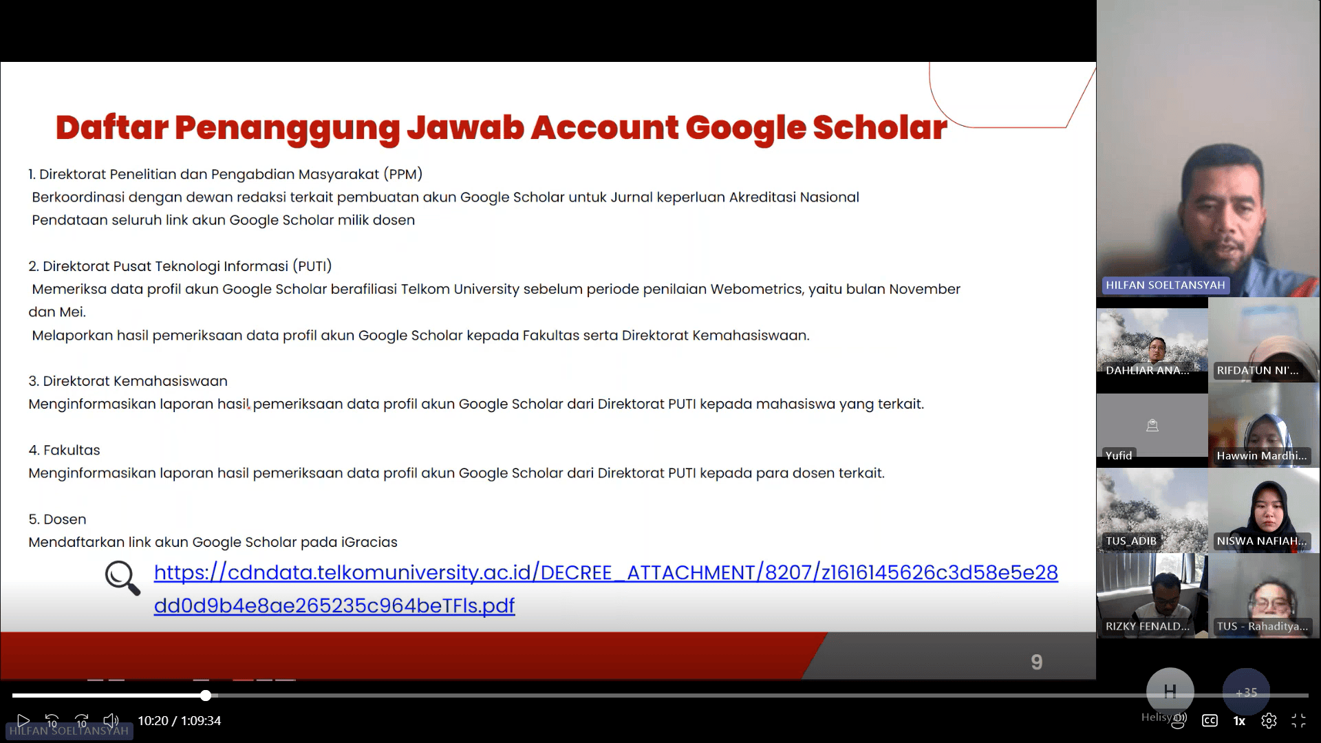 Workshop Standarisasai Profile Google Scholar TUS 2024
