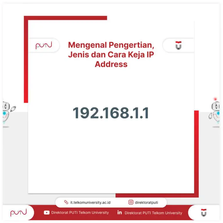 IP Address adalah alamat unik dalam jaringan komputer