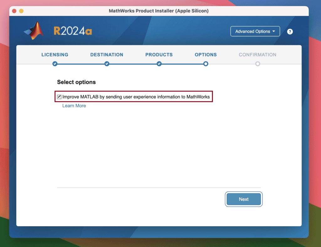 Install Matlab verif matlab 1