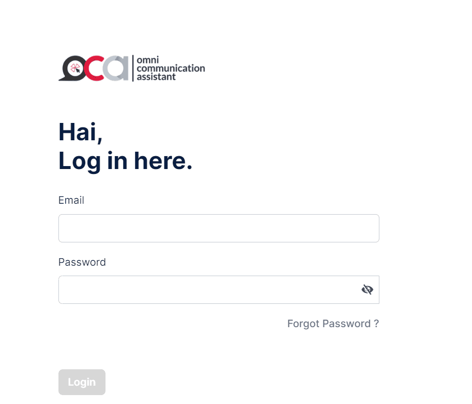 Login OCA 2