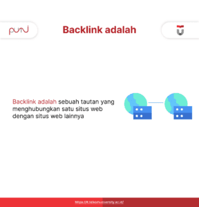 Backlink adalah sebuah tautan yang menghubungkan satu situs web