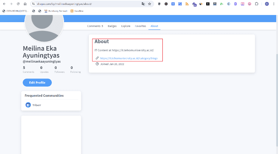 Akun Disqus untuk Backlink Gambar