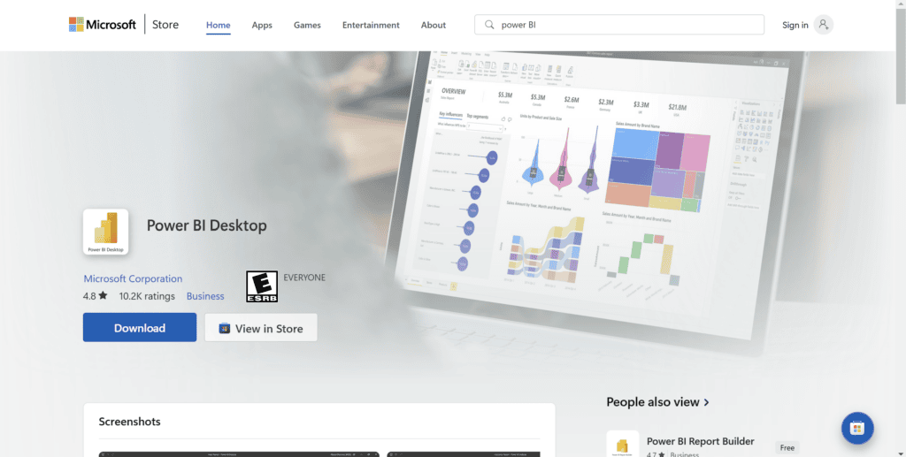 Download Power BI Desktop