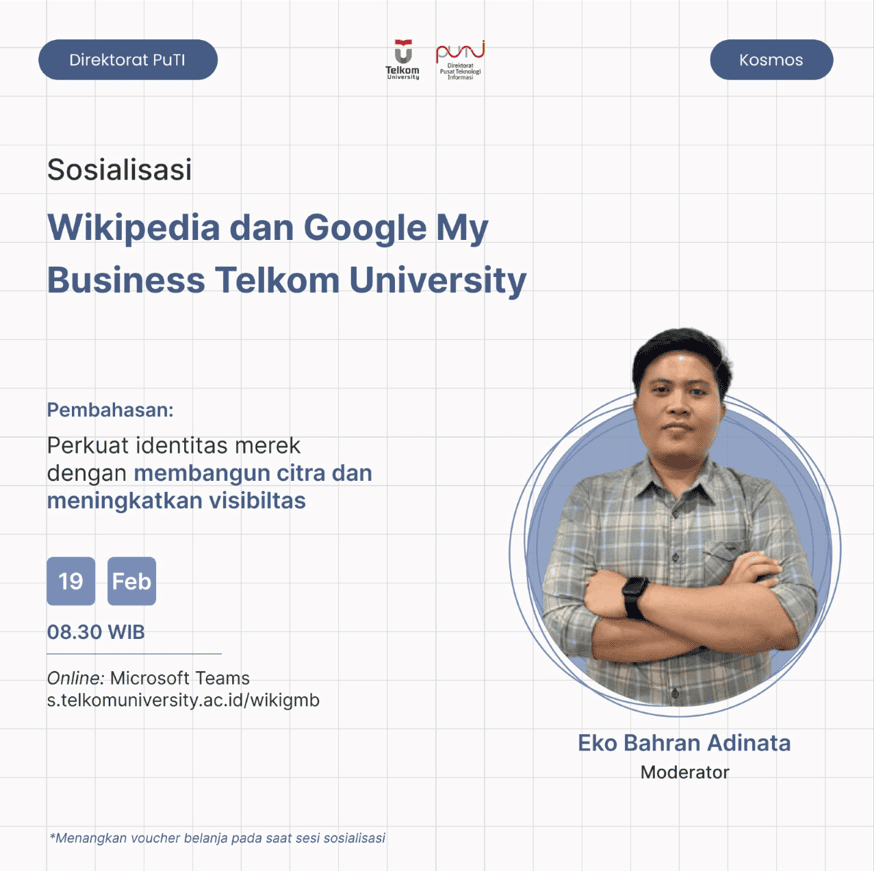 Workshop Google My Business dan Wikipedia periode Februari 2025