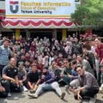 Direktorat Pusat Teknologi Informasi Telkom University 2024 lap upacara