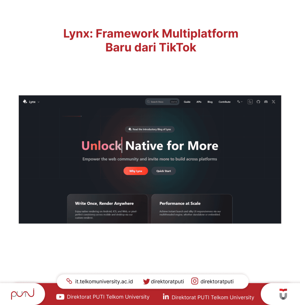 Lynx, Framework Multiplatform Baru dari TikTok