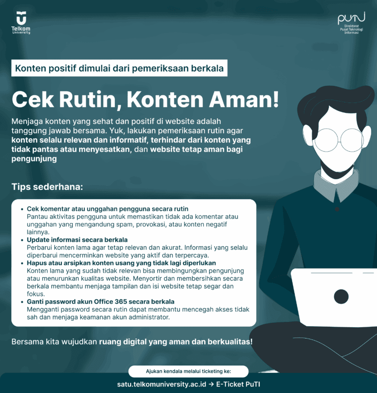 Himbauan Memeriksa Konten Website