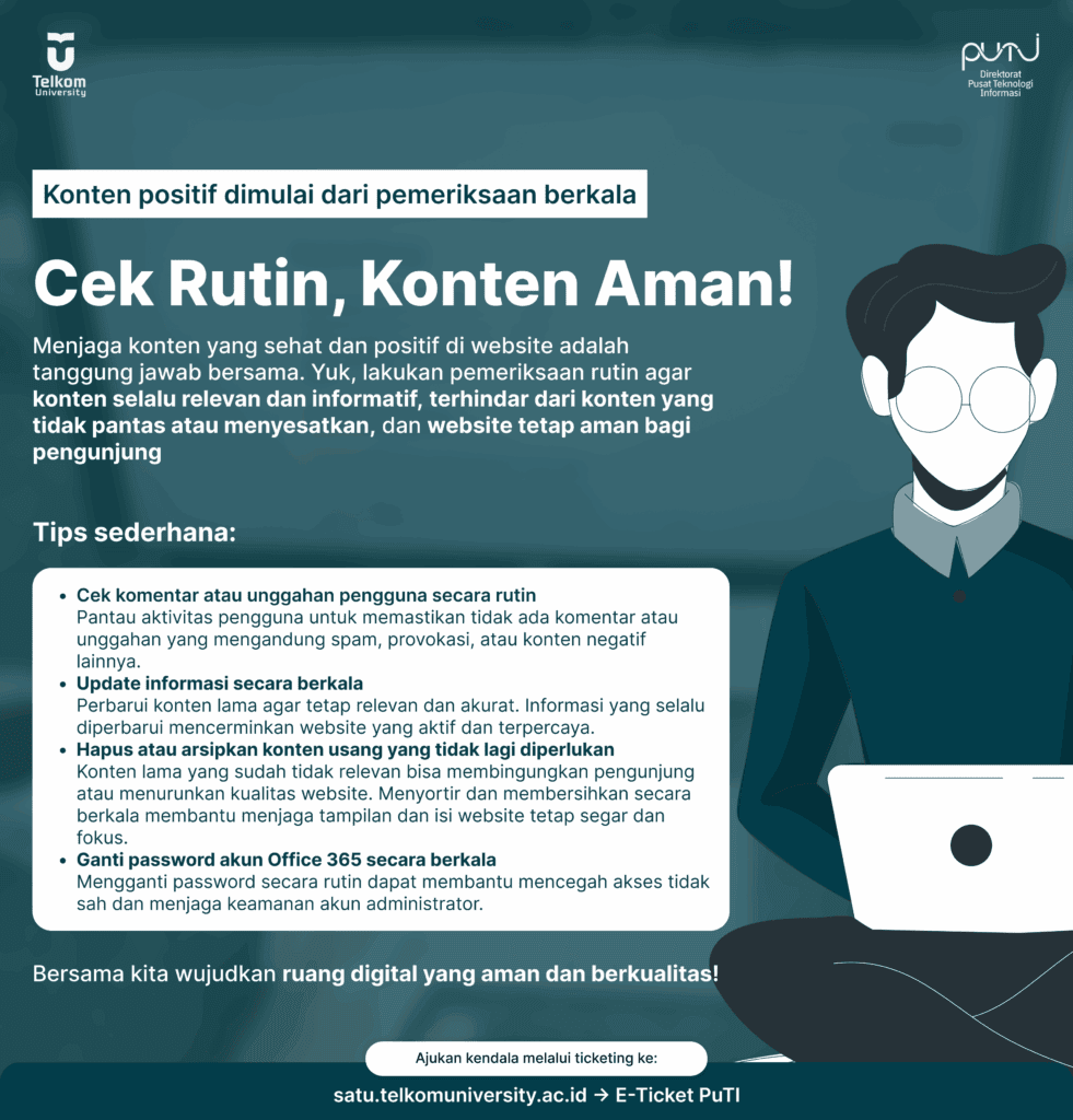 Himbauan Memeriksa Konten Website