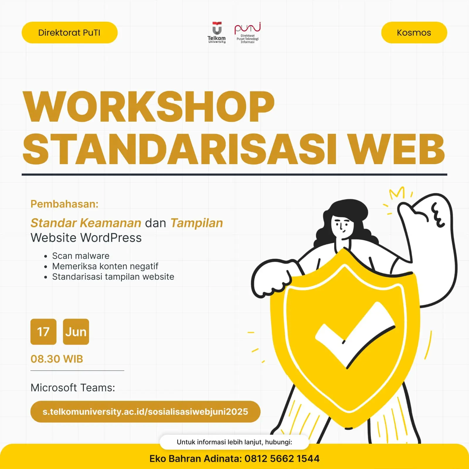 Sosialisasi Standarisasi Keamanan dan Tampilan Website Juni 2025