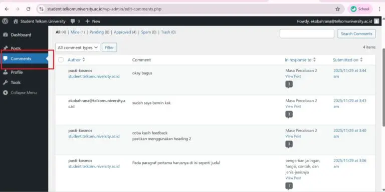 Untuk Melihat Apakah Atikel ada Revisi