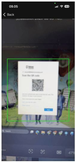 14 Scan barcode MFA