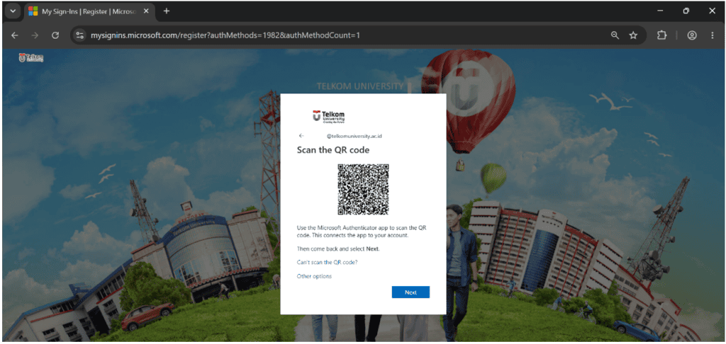 8 Scan barcode MFA