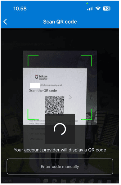 9 Scan barcode MFA