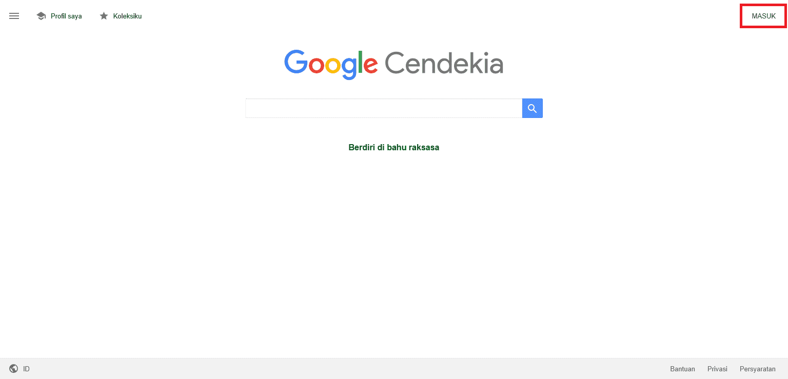 login Google Scholar