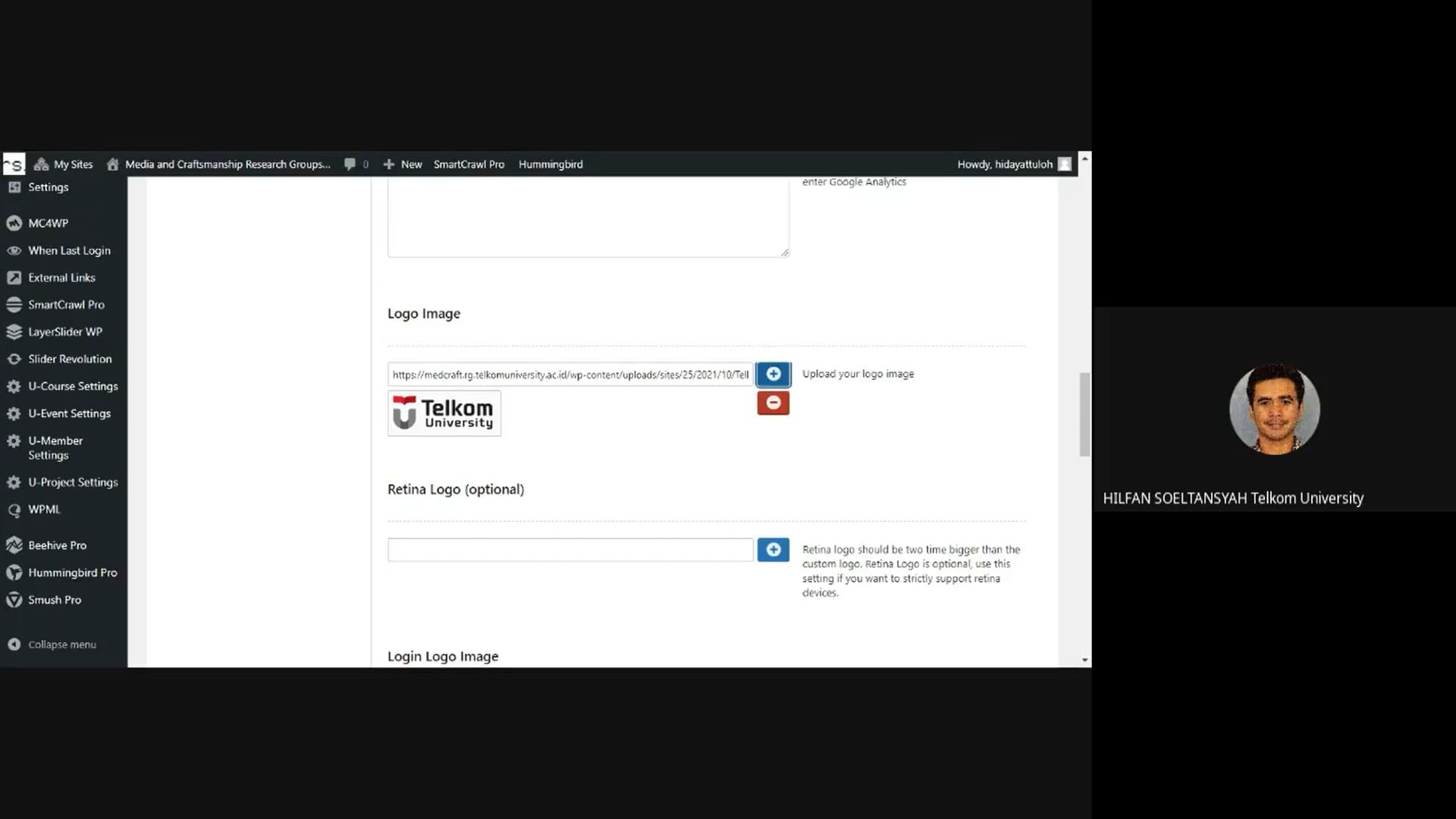 Video Penggunaan WordPress Website Medcraft