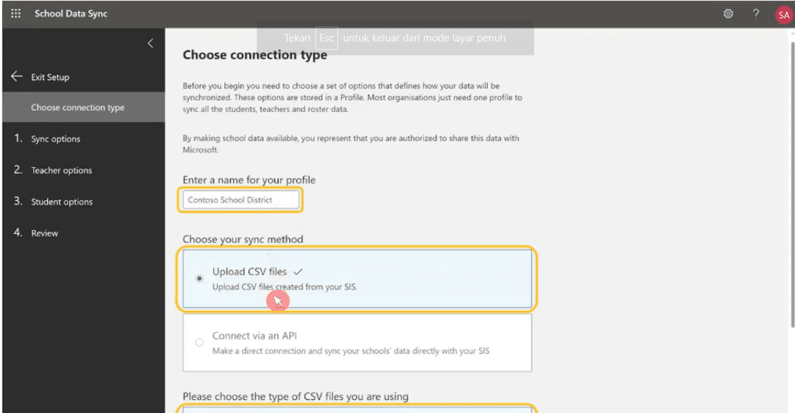 Video Webinar School Data Sync by Microsoft