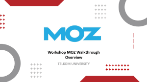 Workshop MOZ