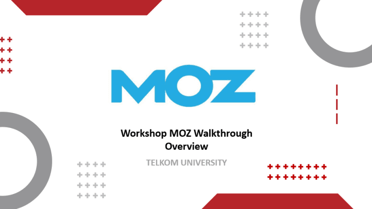 Workshop MOZ
