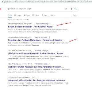 Contoh domain dengan kata kunci penelitian Contoh domain dengan kata kunci penelitian