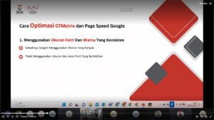 Video Workshop Standarisasi Konten Website Telkom University