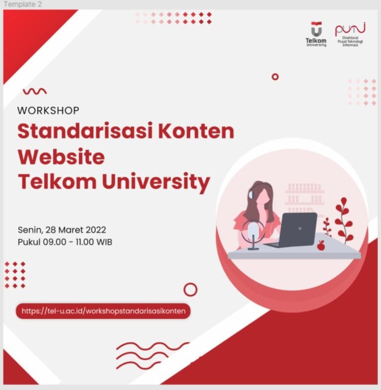 Workshop Standarisasi Konten Website Telkom University
