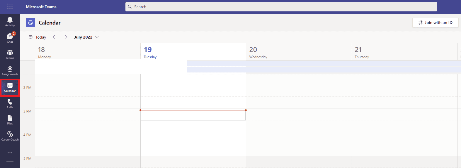 Panduan membuat meeting via microsoft teams web browser direktorat