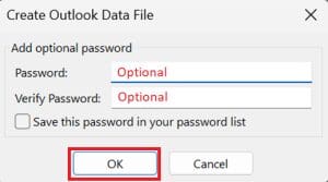 6. Export Password
