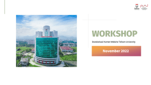 Materi Workshop Telkom University