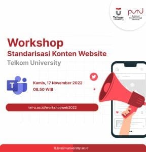 Workshop Standarisasi Konten Website Telkom University