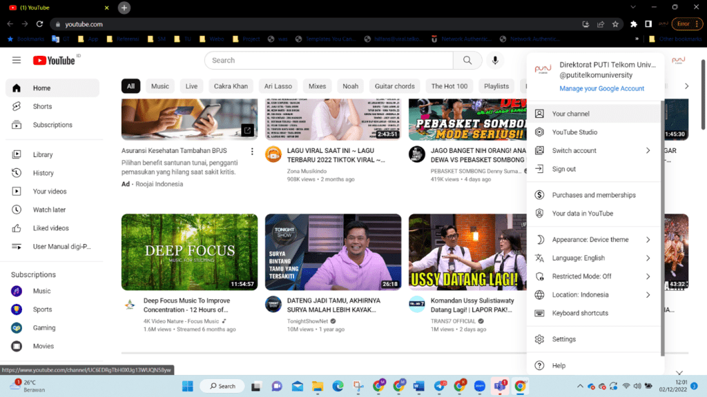 Channel saya Channel saya
