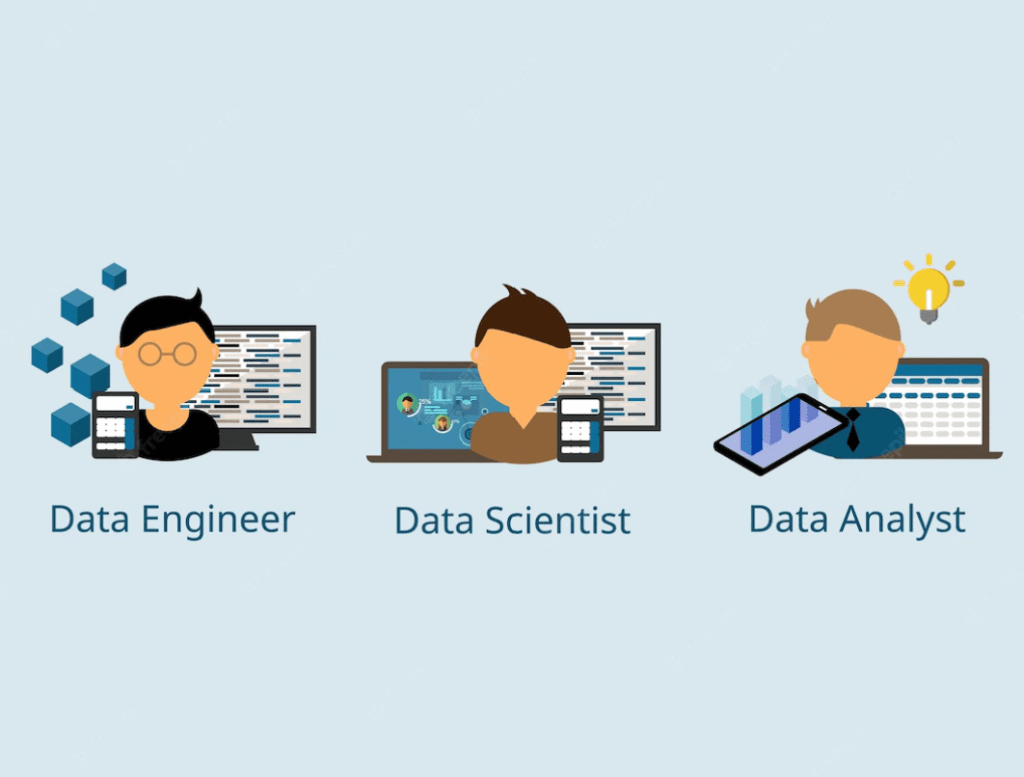 Perbedaan Data Analyst Data Engineer dan Data Scientist