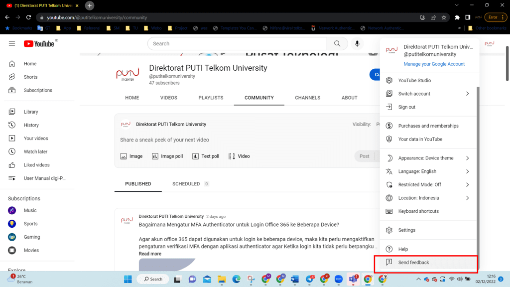 Send Feedback Youtube Send Feedback Youtube