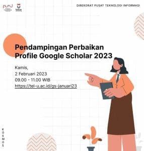 Pendampingan Perbaikan Profile Google Scholar 2023